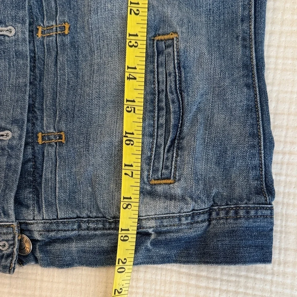 J. Crew Distressed Denim Jacket
